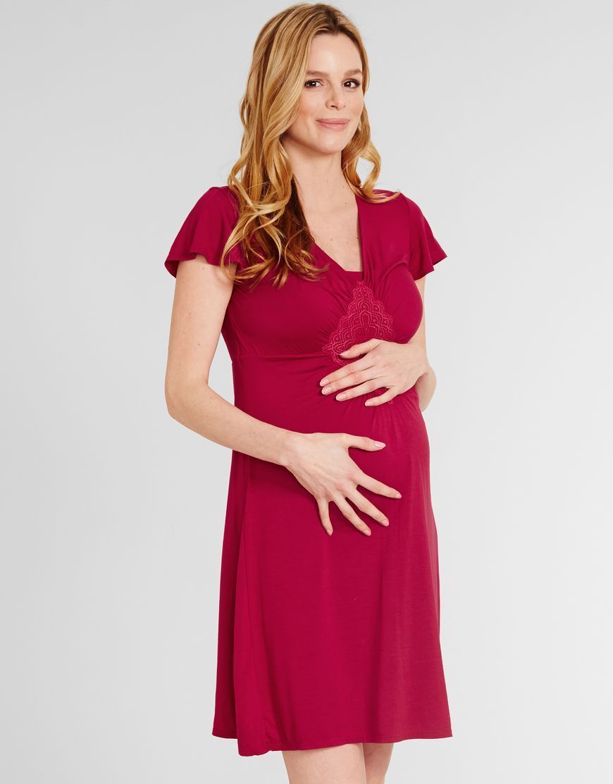 winter maternity nighty