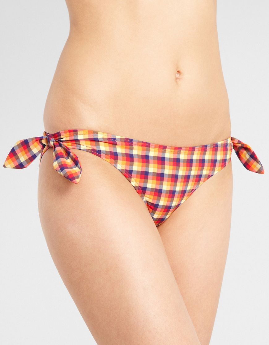 14 Tie Side Bikini Bottoms Blue L